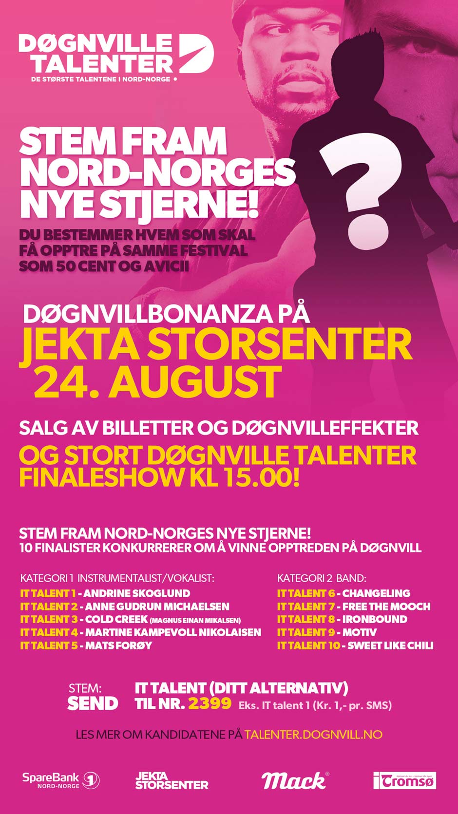 Døgnvill talenter ad