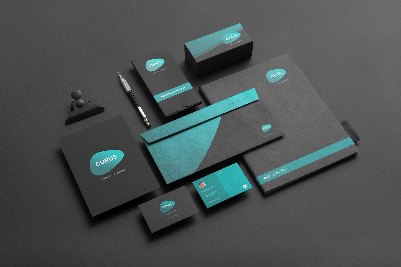 Curus dark branding